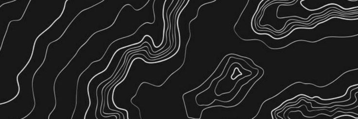 an abstract black and white background with wavy lines in the shape of mountains or hills