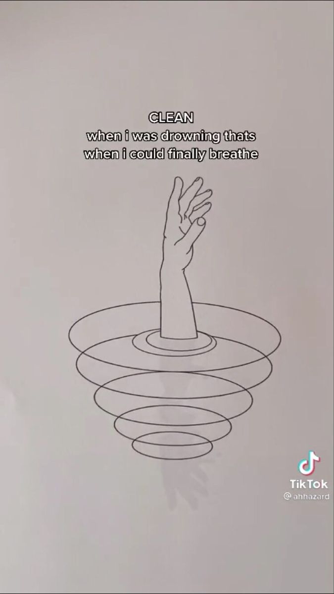 a poster with a hand reaching out from the center of a spiral in black and white