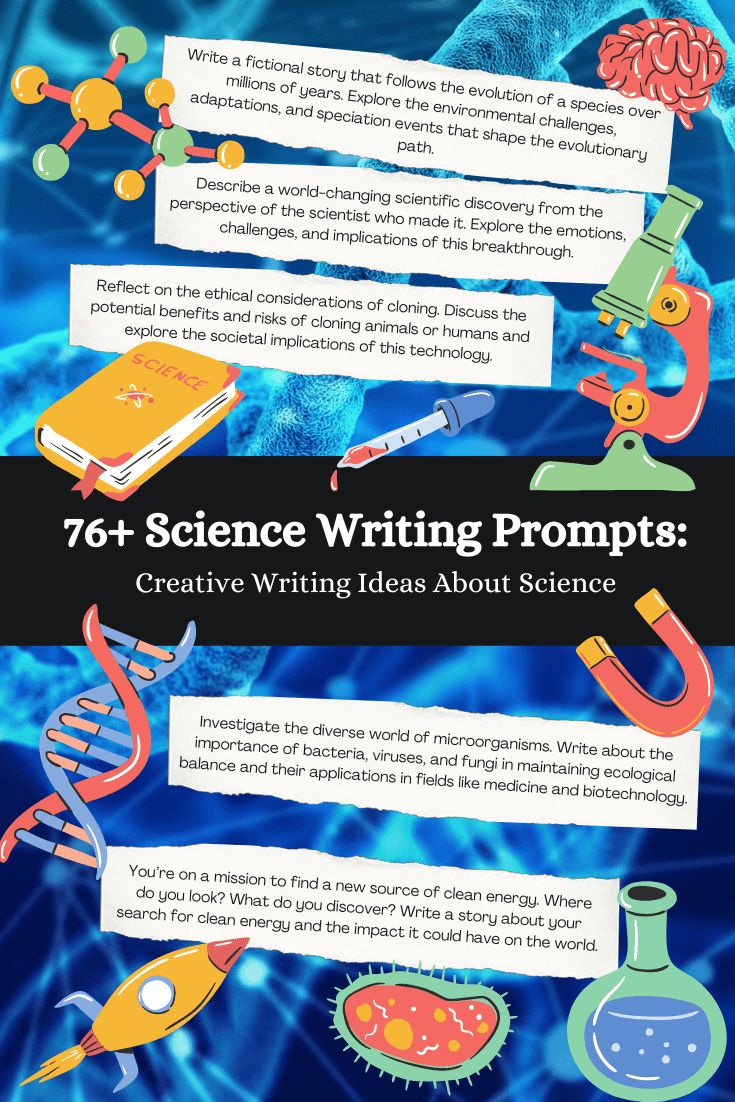 an image of science writing with text