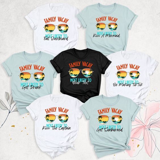 Vacation t-shirt design Friend Vacation Shirts, Group Shirts Ideas Friends Vacation, Funny Family Vacation Shirts, Group Vacation Shirts, Funny Vacation Shirts, Group Vacation, Family Vacation Tshirts, Travel Tshirt, Friend Vacation