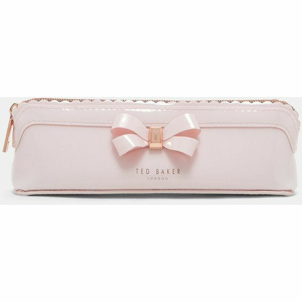 Ted Baker Pencil Case, Aesthetic Pencil Cases, Airport Stuff, Triangle Pencil Case, Coquette Wishlist, Zipper Pencil Pouch, Colored Pencil Case, Pink Academia, Ted Baker Bag