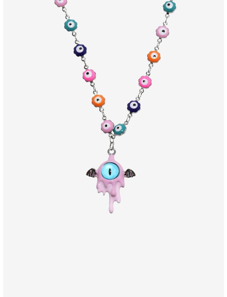 Eye Creature, Funny Necklace, Right Arrow Icon, Location Icon, A Necklace, All Eyes, Creepy Cute, Accessories Jewelry Necklace, Hoodie Girl