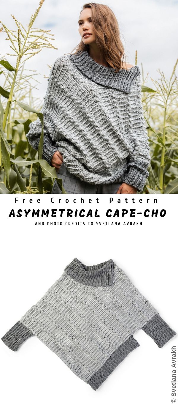 the knitting pattern for this sweater is easy to knit, and looks great on someone's body