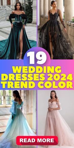 wedding dresses 2020 trend color read more