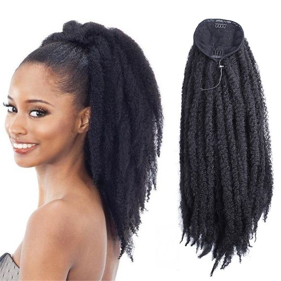 Marley Braids Twist, Long Afro, Curly Drawstring Ponytail, Marley Braids, Curly Hair Ponytail, Braids Twist, Bob Braids Hairstyles, Marley Hair, Twist Ponytail