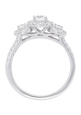 1 ct. t.w. Diamond details enrich this 14K White Gold ring from Belk & Co. with unmatched elegance. | Belk & Co Lab Created 1 ct. t.w. Diamond Ring in 14K White Gold 14k White Gold Ring, White Gold Ring, White Gold Rings, Gold Ring, Diamond Ring, Gold Rings, Lab, White Gold, Ring