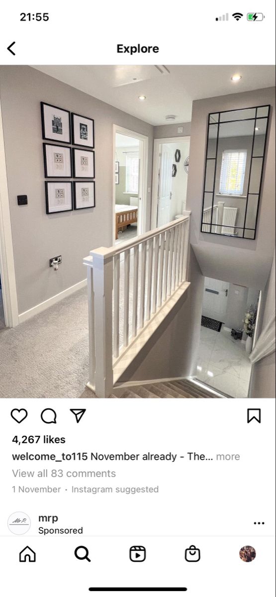 an image of a house being displayed on the instagramtures page for real estate