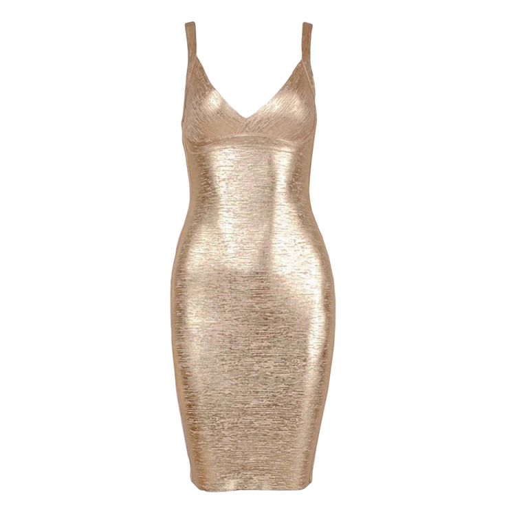 Experience luxury with this Zip Back Metallic Cami Bandage Dress. Crafted with a captivating mini solid gold fabric, this short-length dress exudes elegance and sophistication in an exclusive style. Let your passion for exclusivity shine and embrace fashion with this timeless dress. Fit Type: Slim Fit Fabric: Slight Stretch Material: Rayon Corset Gown, Velvet Gown, Timeless Dress, Tulle Gown, Gold Fabric, Metallic Dress, Gold Dress, Beaded Lace, Bandage Dress