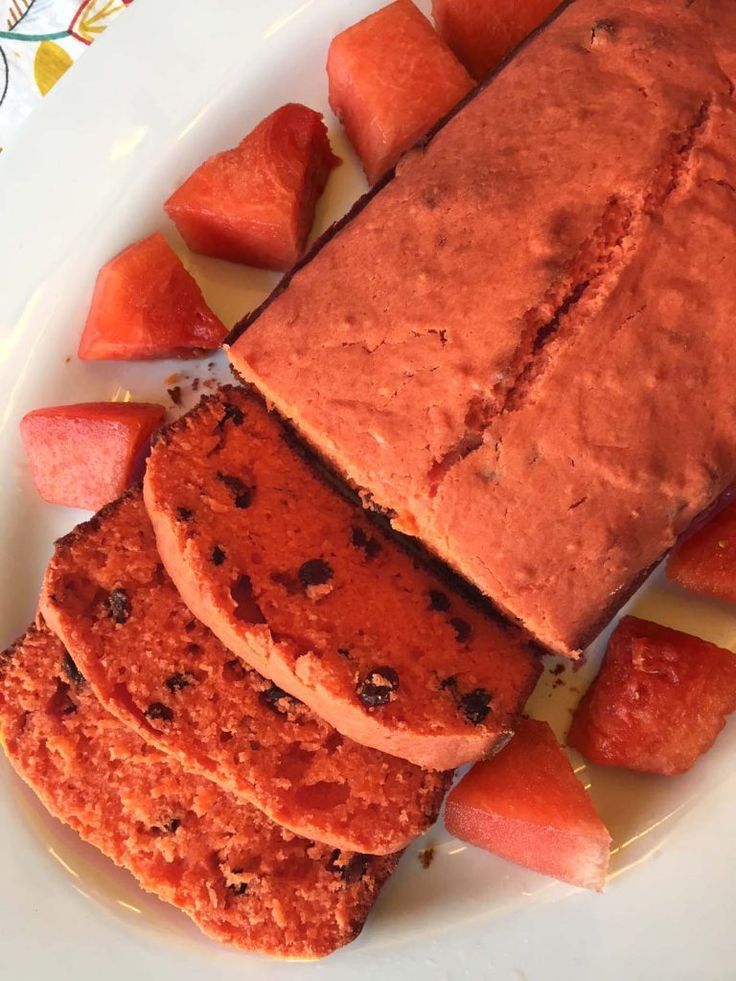 sliced carrots and slices of bread on a plate