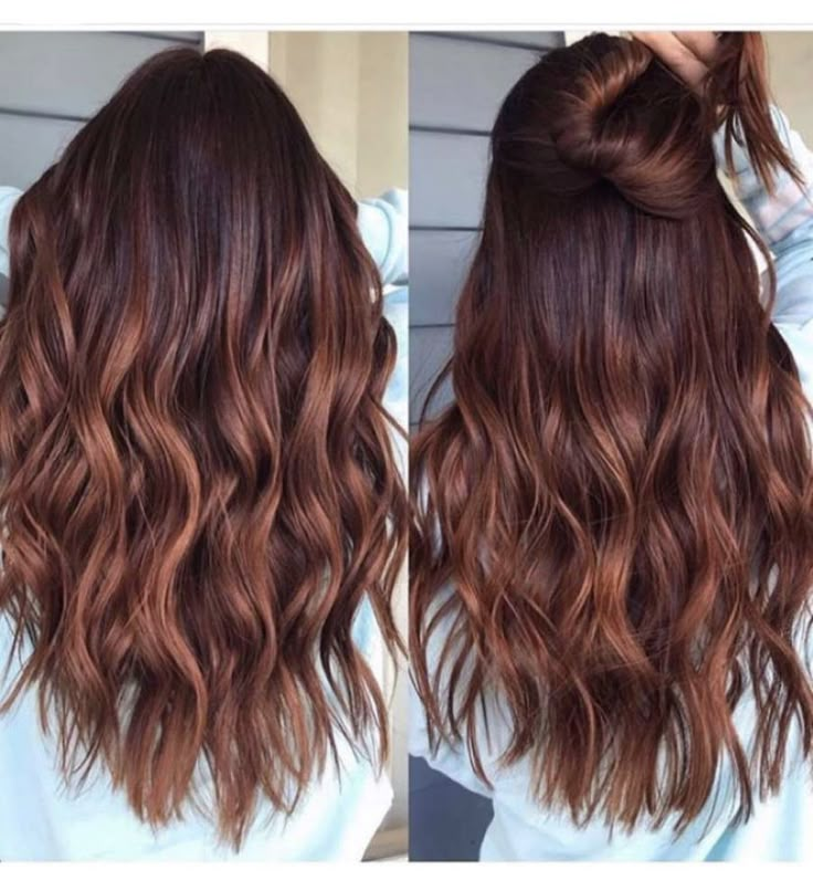 Low Maintenance Hair Color Balayage Red, All Around Highlights Hair, Cooper Auburn Balayage, Hair Colors For Round Faces Plus Size, Rich Red Balayage, Woman’s Fall Hair Color, Natural Red Hair Dye Ideas For Brunettes, Fall Hair One Color, Partial Auburn Highlights