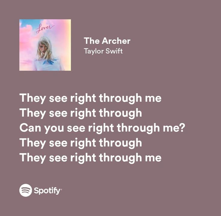 a quote from taylor swift that says they see right through me