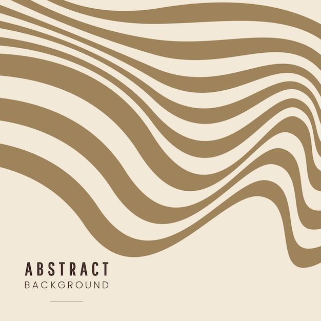 an abstract background with wavy lines in shades of brown and beige on a white background