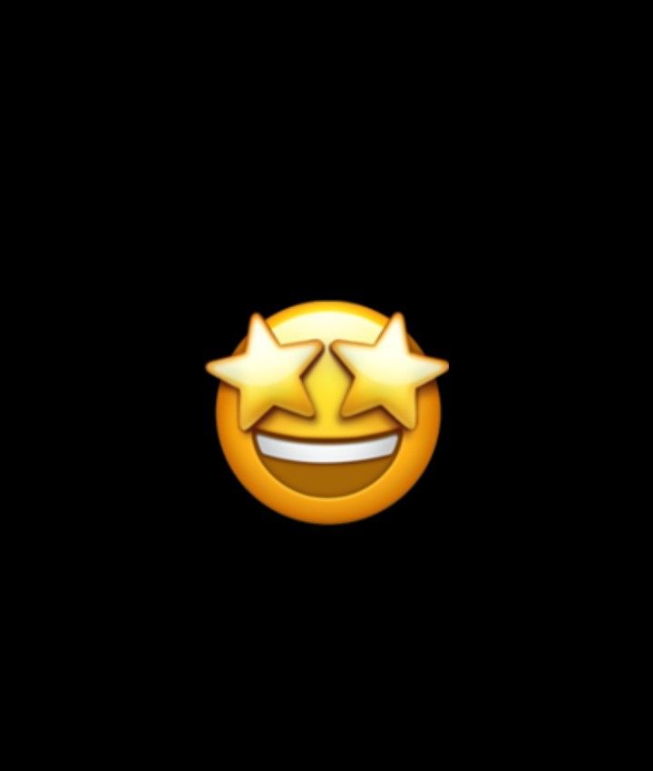 an emoticive smiley face with three stars on it's forehead and eyes