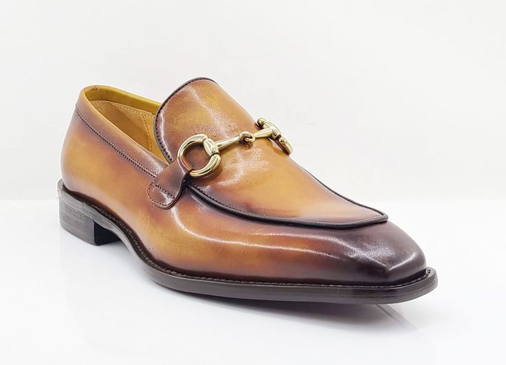 Style: 509-28-Cognac Elegant Burnished Calfskin slip-on Loafer from the Carrucci collection features a Double Gore for your perfect fit, soft Calfskin lining, Horsebit Hardware detailing, and a clean welt! Luxury Vintage Leather Loafers, Luxury Vintage Brown Loafers, Completely Change Your Life, Cordovan Shoes, Changing Your Life, Shoe Polish, Shoe Horn, Positive Habits, Life Ideas