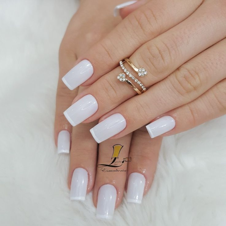 French Manicure Designs, French Nail Designs, Super Nails, Trendy Nail Design, Manicures Designs, Beautiful Nail Designs, Bridal Nails, Classy Nails, Cool Nail Designs