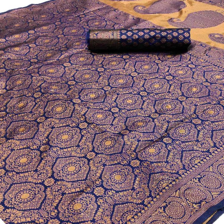 Navy Blue colored saree is made from banarasi silk fabric which is highlighted with beautiful golden & copper meenakari weaving work as shown. comes along banarasi silk blouse which you can customise as per your design/style. Occasion - You can wear this saree for festive and functions for any fashionista. Note:- The actual product may differ slightly in color and design from the one illustrated in the images when compared with computer or mobile screen. Measurements: Saree : Banarasi Silk : 5.5 Mtrs Blouse : Banarasi Silk : 0.8 Mtr Material: Banarasi Silk Stitch Type: Unstitched Occasion: Festive, Sangeet Country of Origin: India Care Guide: Dry Clean Royal Blue Banarasi Silk Saree With Zari Work, Semi-stitched Royal Blue Saree With Zari Weaving, Blue Katan Silk Blouse Piece With Meenakari, Blue Meenakari Katan Silk Blouse Piece, Royal Blue Saree With Zari Weaving, Royal Blue Banarasi Silk Saree With Pallu, Royal Blue Banarasi Silk Traditional Wear With Pallu, Semi-stitched Royal Blue Traditional Wear With Zari Weaving, Royal Blue Semi-stitched Traditional Wear With Zari Weaving