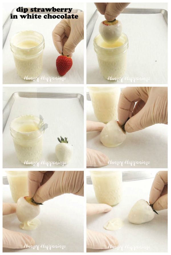 how to make diy strawberry in white chocolate