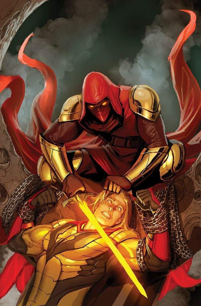 Azrael (Jean Paul Valley Jr.) | Wiki | Comics Amino Justice League Odyssey, Azrael Dc Comics, Deathstroke Comics, Stjepan Sejic, Batman Hush, Batman Arkham City, Dc Villains, Batman Art, Dc Comic