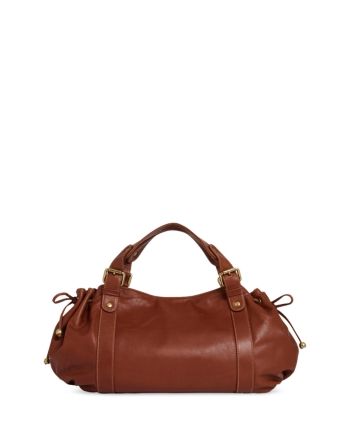 Gerard Darel 24H Leather Handbag Tan Handbags, Gerard Darel, Leather Handbags Women, Leather Handbag, Leather Handbags, Zip Pockets, In Store, Buy Online, Collage