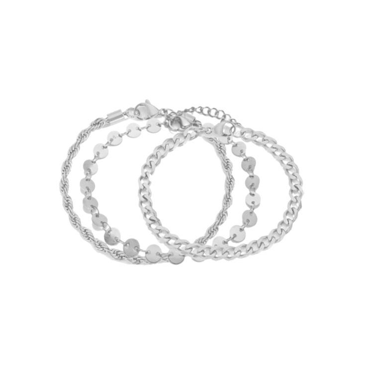 This set can be a great accessory for summer or beach vacations, and can also be used for sports or other outdoor activities. They are a versatile and practical addition to any jewelry collection, providing both style and functionality. Details: Stainless steel Gold Plated Waterproof Lenght: 16.5 cm Bracelet Set Silver, Beach Vacations, Silver Earrings Studs, Silver Studs, Silver Bracelets, Bracelet Set, Bracelets For Men, Arm Band, Beach Vacation