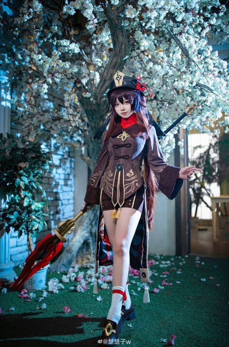 Hopping Vampire, Hu Tao, Body Reference, Cute Cosplay, Art Dress, Cosplay Outfits, Cute Dolls, Anime Comics, Pose Reference