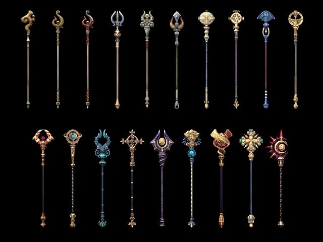 a bunch of different types of keys in various shapes and sizes on a black background