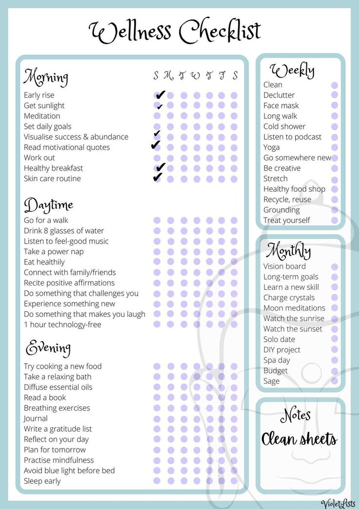 Wellness Checklist digital, Self-care List, Daily Wellness, Holistic Care - Etsy UK homeschoolplannerprintable #bestplannersandorganizers #7daymealplanner Wellness Checklist, Daily Checklist, Holistic Care, Self Care Bullet Journal, Monthly Goals, Planner Pdf, Learn A New Skill, Cleaning Checklist, Spa Kit