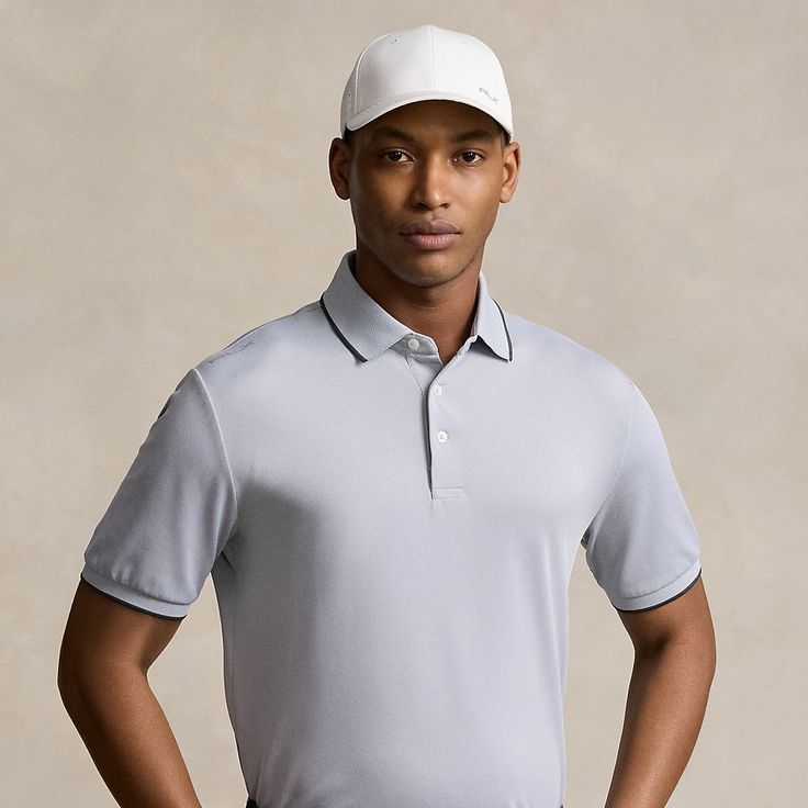 Crafted with stretch cotton piqué this Polo features moisture-wicking properties to help keep you cool and comfortable on the course. Ralph Lauren Home, Polo Collar, Wicks, Ralph Lauren Men, Signature Style, American Style, Stretch Cotton, Women Brands, Moisture Wicking