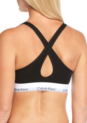 Classic cotton lines this must-have bralette featuring comfortable padding and a stylish Calvin Klein band. | Calvin Klein Women's Modern Cotton Lined Bralette, Black, Large Black Cotton Sports Bra With Built-in Bra, Spring Cotton Sports Bra With Built-in Bra, Black Cotton Bra-friendly Crop Top, Black Cotton Bra Friendly Crop Top, Black Cotton Crop Top Bra Friendly, Bra Friendly Black Cotton Crop Top, Cotton Workout Bra, Calvin Klein Seamless Sports Bra With Medium Support, Calvin Klein Medium Support Seamless Sports Bra