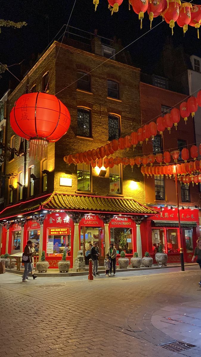 china town, lanterns aesthetic, england, uk, london life aesthetic, london by night London Ig Story, Lanterns Aesthetic, Paint Arch, London Uk Aesthetic, London Vision Board, China Town London, London Life Aesthetic, Aesthetic Feed Ideas, Uk Roadtrip