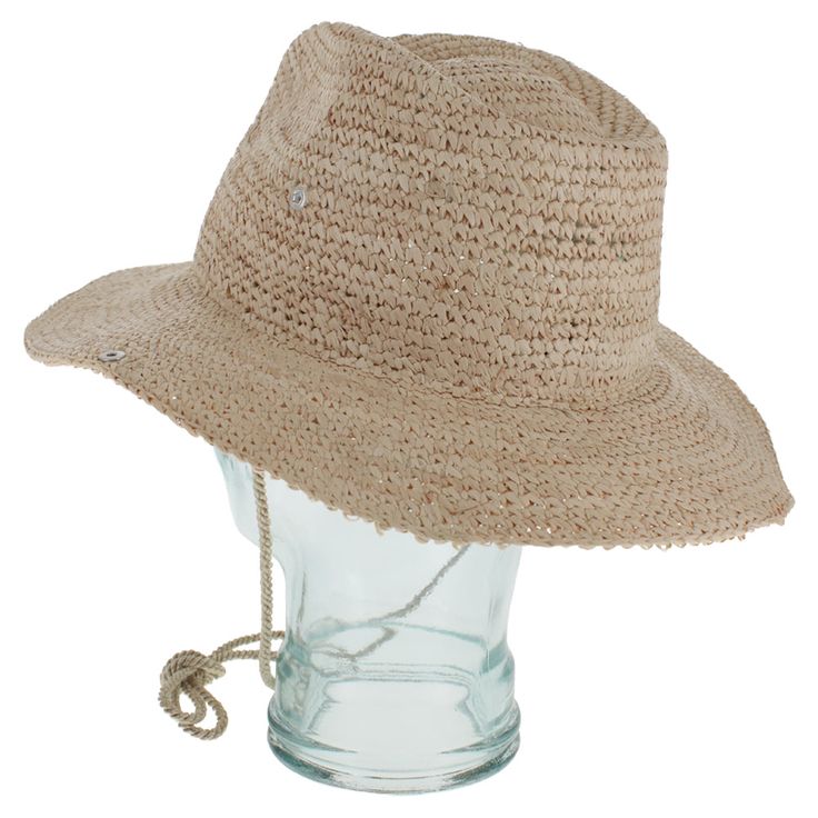 Introducing the Belfry Llina, the ultimate hat for those looking to channel a western, casual style. Made with raffia straw, this packable hat features an adjustable and tieable chinstrap, allowing for versatile wear. FEATURESStyle: Outdoor with Snap-Up BrimMaterial: 100% Raffia Dimensions: 4" Crown, 3" BrimNotes: Brim can be attached to the crown of the hat via snap fasteners on each side. Casual Natural Braided Hat, Wide Brim Woven Sun Hat For Rodeo, Country Style Straw Bucket Hat, Beige Western-style Woven Straw Hat, Bohemian Adjustable Lightweight Straw Hat, Short Brim Paper Straw Hat For Rodeo, Casual Adjustable Woven Crochet Hat, Casual Adjustable Crochet Hat With Woven Details, Adjustable Casual Panama Hat For Rodeo