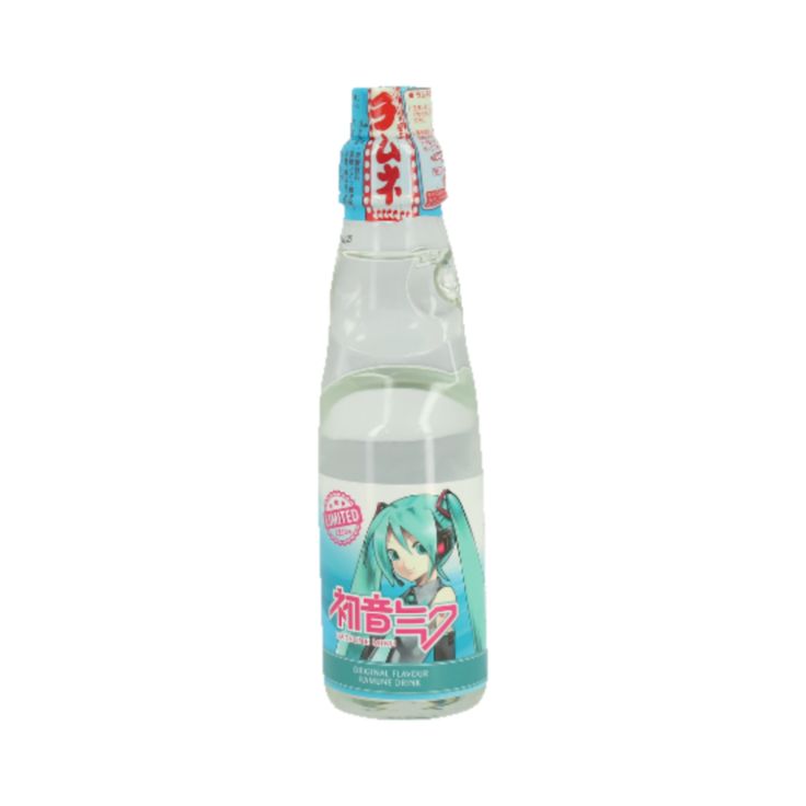 a bottle of water with an anime character on it