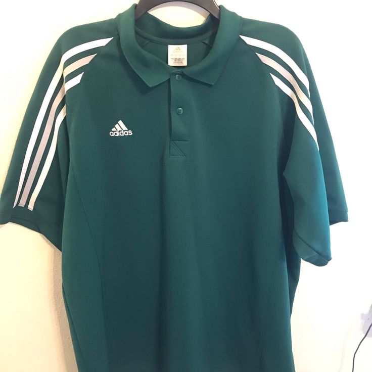 Green Golf Adidas Polo Shirt Brand New Shirt Worn It Once Was To Big Adidas Polo Shirt, Polo Shirt Brands, Polo Shirt Colors, Adidas Shirt, Shirt Brand, Shirt Color, Adidas Men, Polo Shirt, Golf