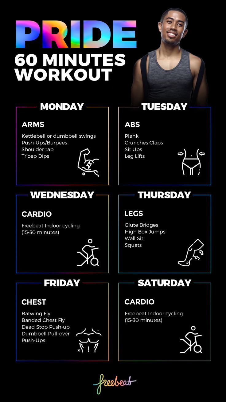 a poster with the words pride workouts on it