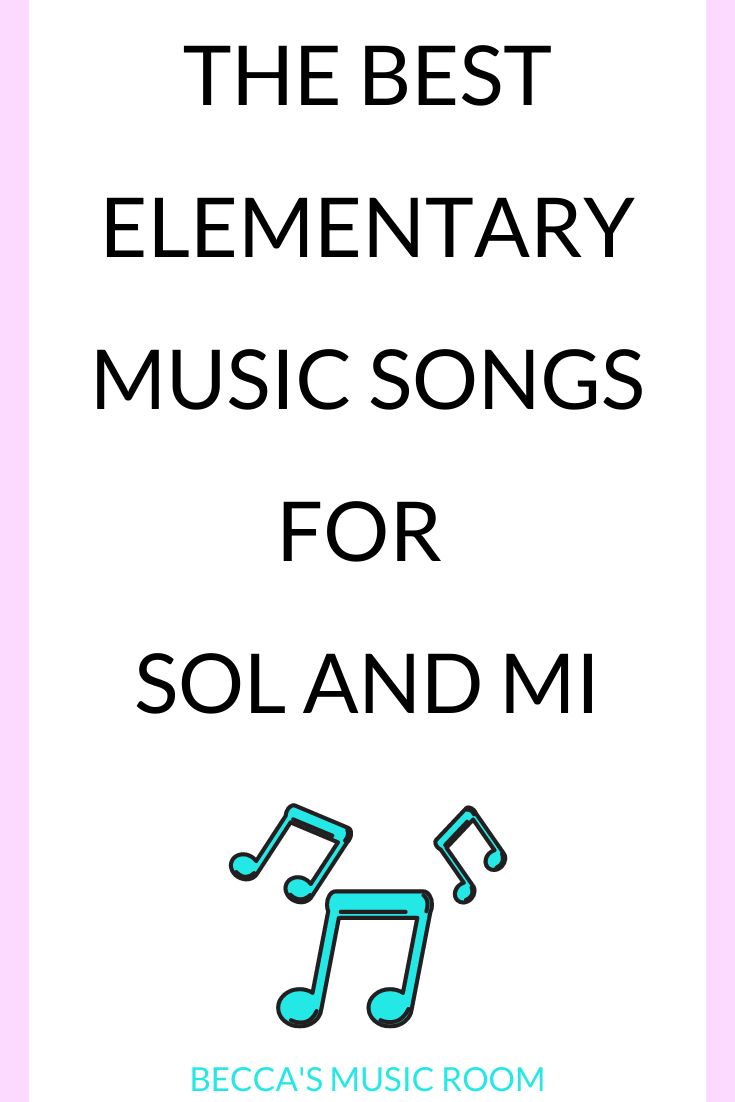 the best elementary music songs for solo and mi