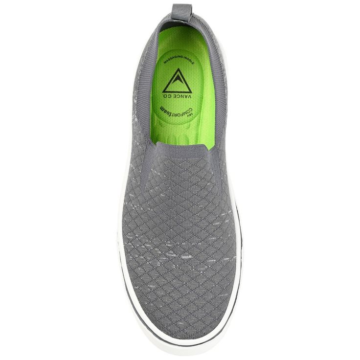 The Hamlin sneaker by Vance Co. is the fresh easy look you've been searching for. With airy knit fabric uppers these slip-on sneakers are practical and easy to wear. This supportive lightweight design is completed with a flexible phylon sole and a 6 mm Comfort Foam� insole. Athleisure Non-slip Slip-on Sneakers, Gray Casual Slip-on Sneakers For Light Exercise, Non-slip Slip-on Sneakers Athleisure Style, Comfortable Non-slip Slip-on Sneakers, Sporty Non-slip Slip-on Sneakers, Slip-resistant Slip-on Sneakers For Light Exercise, Gray Slip-on Sneakers For Light Exercise, Slip-on Slip-resistant Sneakers For Light Exercise, Gray Sporty Slip-ons For Sports