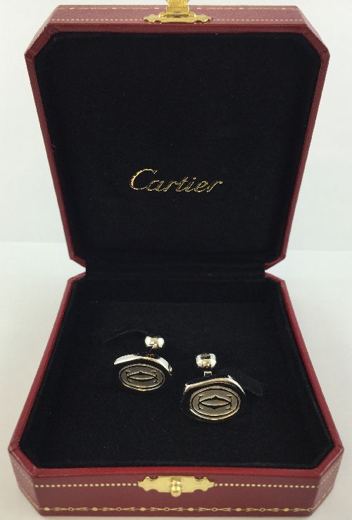 Cartier wax seal cufflinks in box Cartier Cufflinks, 2025 Wedding, Wax Seal, Suit Fashion, Cuff Links, Wax Seals, Old Money, Cartier, Wedding Gift