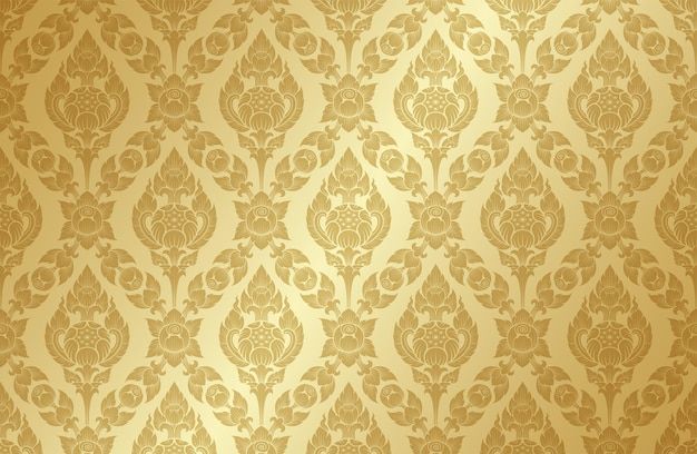 an elegant gold wallpaper pattern