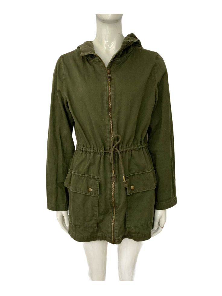 Gap 100% Cotton Olive Green Safari Utility Parka Jacket Hooded petite Small EUC Thanks for stopping by and helping me to clear out my closet! Please view my other items for sale. View all photos details and measurements. Colors may vary due to lighting and PC. No returns accepted or refund on shipping cost! Shipped with USPS first class or Priority Mail. To confirm fit please take your favorite clothing items and measure them against these measurements, feel free to ask any questions! View all p Parka Jacket, Olive Green, Military Jacket, Old Navy, Parka, Clothing Items, Favorite Outfit, Navy, Green