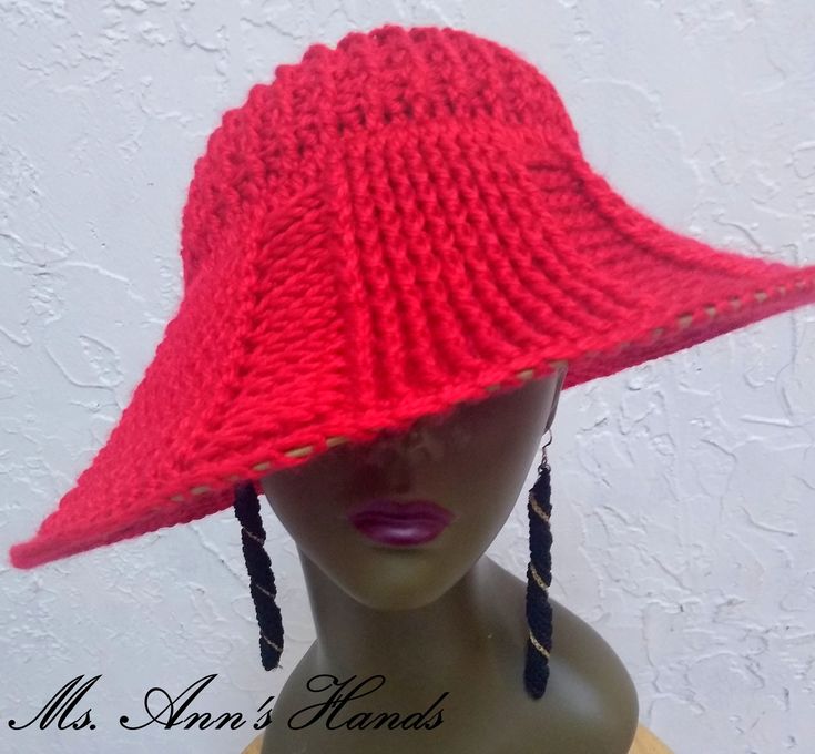 This listing is for a PDF file crochet pattern -- it is NOT an actual item. *Instant download file* Skill level Intermediate to Advanced. This is a crochet pattern for my Sun Kiss Hats.  PATTERNS are non-refundable. This sun hat will make your outfit POP and give it a classy, sharp and refined look.  A head turner for sure.   HAPPY HOOKING I trust it brings you joy!  Wear it with pride and confidence! BE BLESSED AND BE ENCOURAGED! THANK YOU FOR YOUR PATRONAGE! Red Knitted Crochet Hat, Red Yarn Crochet Hat, Red Brimmed Crochet Hat Made Of Yarn, Bohemian Red Brimmed Sun Hat, Cheap Red Brimmed Sun Hat, Red Sun Hat For Vacation, One Size Fits Most, Playful Red Summer Hat, Red Handmade Brimmed Crochet Hat, Handmade Red Brimmed Crochet Hat