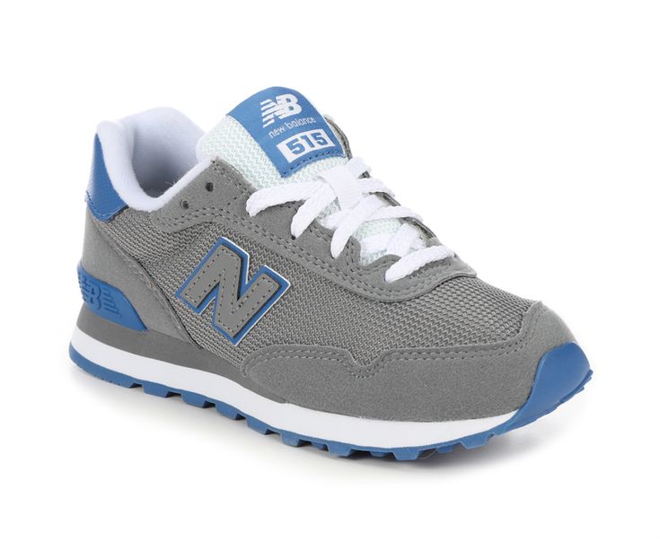 Step up his game with the New Balance 515 Boys Running Shoes! These kicks combine sporty style with everyday comfort, making them perfect for active kids. Featuring lightweight cushioning and a durable design, they'll keep up with every adventure. Whether he's racing around the playground or just hanging out, these shoes are his new go-to pair. Lace-up closure for a secure fit, Breathable mesh upper for ventilation, Stylish design suitable for casual and athletic wear, Lightweight cushioning for New Balance 515, Boys Running Shoes, Kids Running Shoes, Athletic Wear, Sporty Style, Hanging Out, New Balance, Blue Grey, Running Shoes