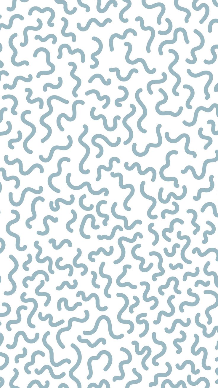 a white and blue pattern with wavy lines