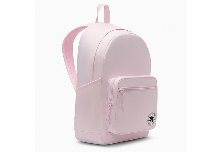 Pink Converse Unisex Go 2 Backpack | Rack Room Shoes Sporty Pink Backpack, Sporty Pink Standard Backpack, Casual Pink Backpack With Zipper Pocket, Pink School Backpack With Water Bottle Pocket, Pink Softback Backpack With Zipper Pocket, Pink Softback Backpack For Outdoor Activities, Pink Softback Backpack For Outdoor, Pink Backpack With Water Bottle Pocket, Pink School Bag With Water Bottle Pocket