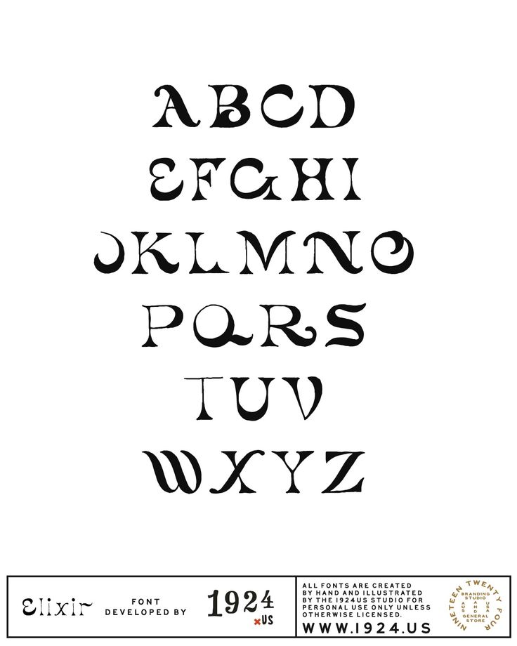 an old fashioned font that has been drawn in black ink with the letters and numbers below it