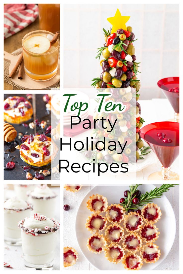 the top ten party holiday recipes