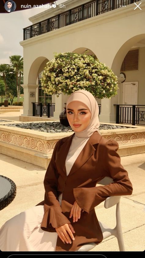 Hijab Dress For Birthday, Old Money Modest Outfit Hijab, Ootd Acara Formal, Old Money Aesthetic Hijabi Outfit, Classy Outfit Hijab, Dress Old Money Outfits, Old Money Hijabi Aesthetic, Classy Hijab Style, Hijabi Lawyer