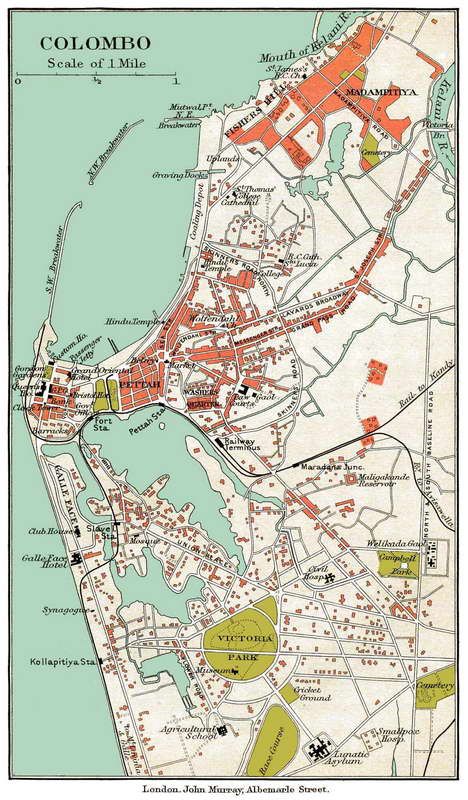 an old map of the city of columbus, with red and yellow areas on it