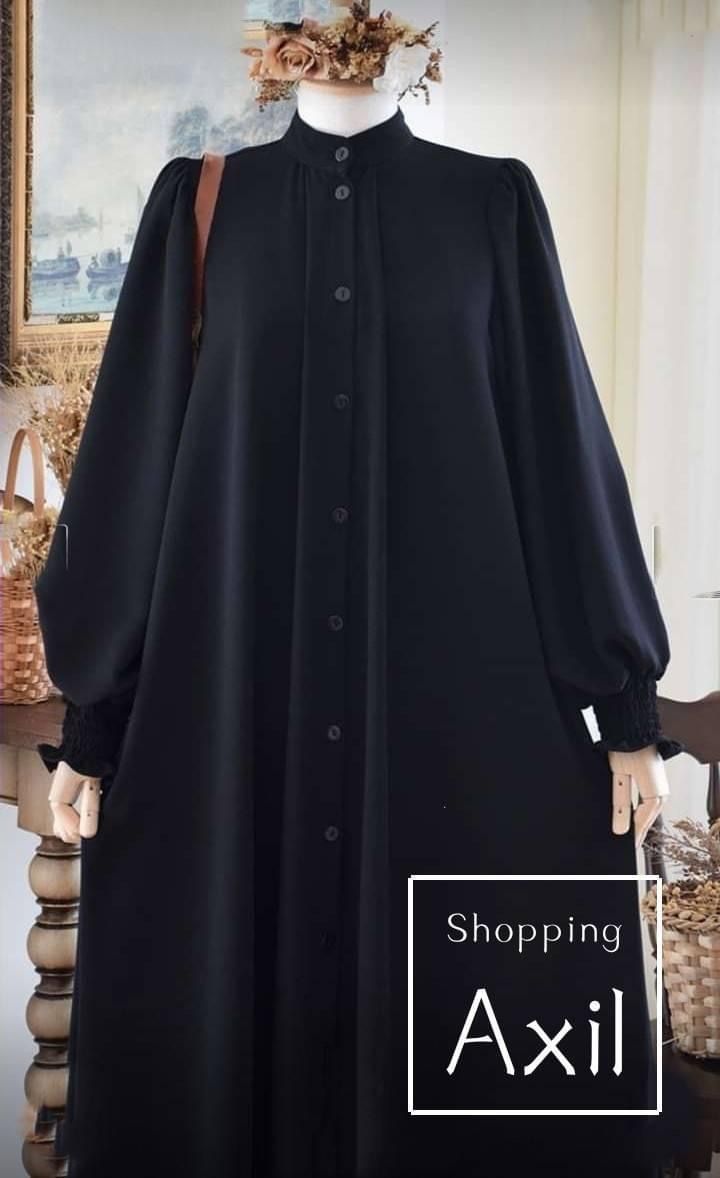 New Burkha Designs Black, Islamic Outfits For Women, Black Abaya Designs Simple, Abaya Fashion Black, Burkha Designs Black, Black Hijab Dress, New Abaya Designs, Islamic Outfits, Simple Abaya Designs