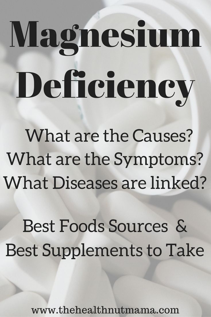 Magnesium Deficiency- Causes, Symptoms, Diseases, & What Foods & Supplements are best. - www.thehealthnutmama.com Magnesium Deficiency, Natural Therapy, Detox Smoothie, Natural Home Remedies, Health Info, Health Remedies, Herbal Remedies, Health Problems, Best Foods