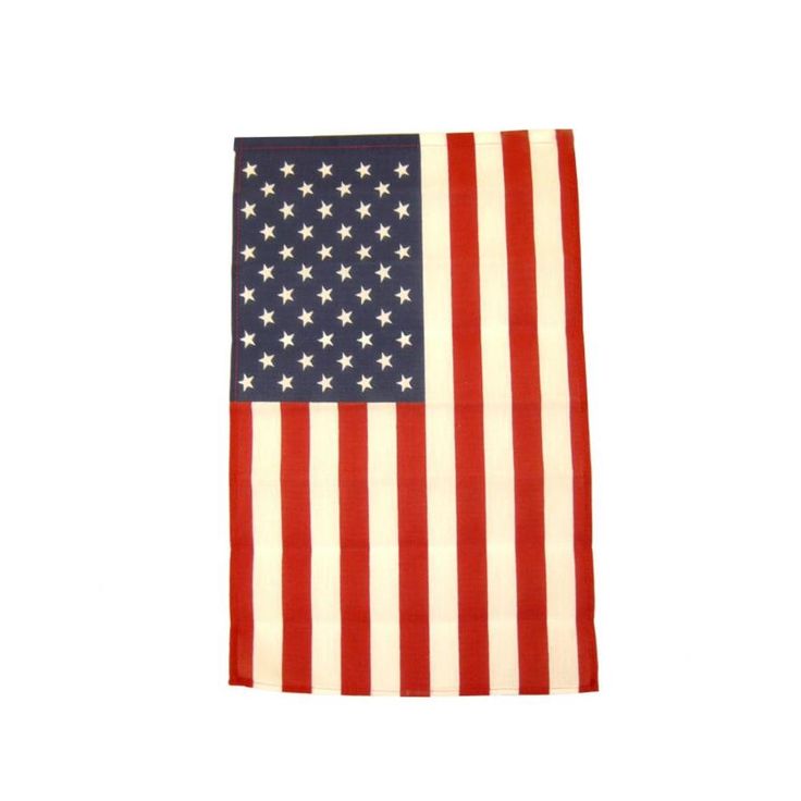 an american flag on a white background